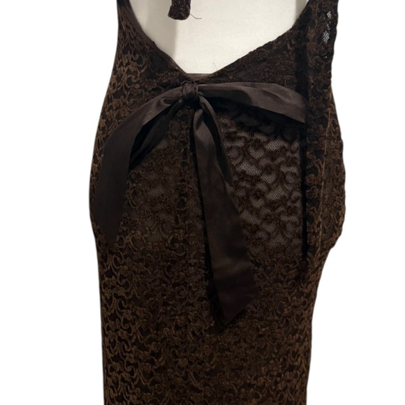 Lioness Chocolate Mesh Maxi Dress - Picture 3 of 7